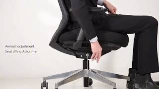 EAero Modern Highmid back Ergonomic Mesh Office Chairs Highgrade grayContact00971 056 128 6668 [upl. by Odrude]