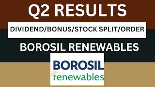 Borosil Renewables Q2 results 2025  borosil Renewables results  borosil Renewables share [upl. by Une134]