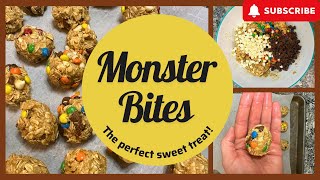 Quaker Oats NoBake Cookies Recipe – Monster Bites [upl. by Selie]