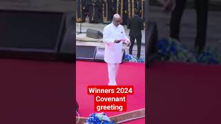 WINNERS 2024 covenant greetings shortsviral gospelshorts winnerschapel bishopdavidoyedepo [upl. by Nahsaj]