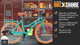 Halfords Bike Xchange  Halfords UK [upl. by Kreg480]