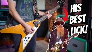 Billy Gibbons Perfect Pentatonic Lick So many play it wrong [upl. by Nailuj46]