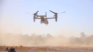 US Marines and Rotation Force Darwin 243 Set Up Weapons and Refueling Points at Predators Run 24 [upl. by Tiffany845]