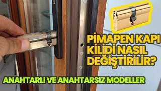 Pimapen Kapı Kilidi Değiştirme  Balkon Kapısı Anahtar Değişimi  Barel Değişimi [upl. by Russi]