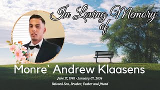 Celebration Service Of Monre Andrew Klaasens [upl. by Fauch126]