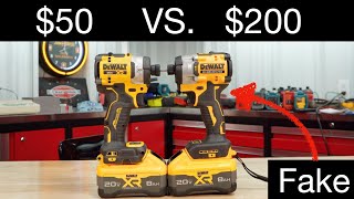 Is The FAKE Dewalt Impact Driver Better DCF860 [upl. by Budge]