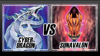 Yugioh Masterduel Gameplays Cyber Dragon VS Sunavalon [upl. by Amhser]