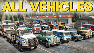 SnowRunner All Vehicles Showcase  Gameplay with OverView [upl. by Anoyi]