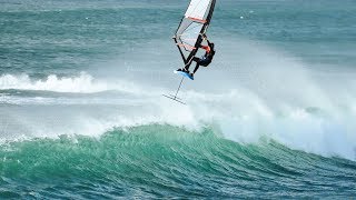 EXTREME FOIL WINDSURFING ► Waveriding BZH [upl. by Sanez]