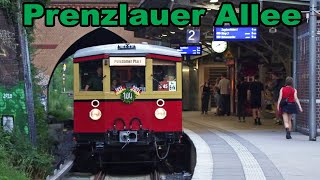 Berlin Prenzlauer Allee  Betriebshalt der zweiten SamstagabendRingbahnfahrt zum Potsdamer Platz [upl. by Nivrae]