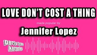 Jennifer Lopez  Love Dont Cost a Thing 2000  1 HOUR  ENG  ESP LYRICS  LOOP [upl. by Ariew806]