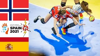 Norway Vs Spain Semi Final Handball Womens World Championship Spain 2021 [upl. by Clayson]