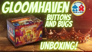 Gloomhaven Buttons and Bugs Unboxing [upl. by Paynter162]