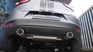 RockerMotorsport Mazda CX3 Remus Exhaust [upl. by Thane]