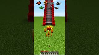 Laser Stairs vs Mobs Showcase minecraft shorts short [upl. by Mima319]