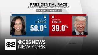 Kamala Harris opens 19point lead on Donald Trump in New York new poll says [upl. by King]