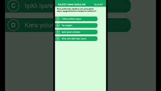 🚗Ehliyet Sınav Soruları  Yazılı Ehliyet Sınavı Hazırlık 🚘 ehliyetsorulari ehliyet ehliyetsınavı [upl. by Stenger898]