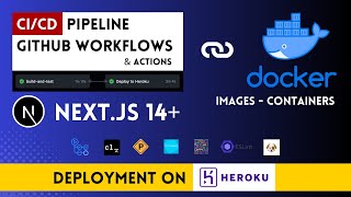 Nextjs 14 Deployment on Heroku with CICD Pipeline and Docker using Github Workflows and Actions [upl. by Elsa]