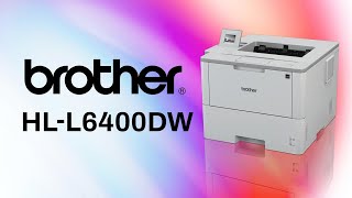 Présentation de limprimante Brother HLL6400DW [upl. by Abbey]