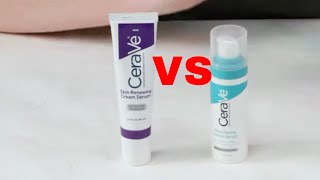 CeraVe Retinol Resurfacing Face Serum  PostAcne Marks VS CeraVe Skin Renewing Retinol Cream Serum [upl. by Wende485]