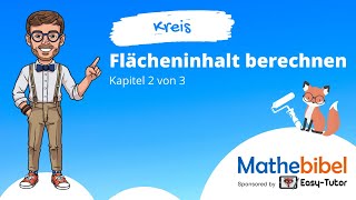 Kreis ► Flächeninhalt berechnen aus Durchmesser [upl. by Sheila]