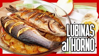 😋 Cómo Hacer LUBINA al HORNO con PATATAS ► JUGOSA y Muy Fácil [upl. by Livvy900]