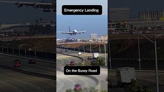 Emergency Landing on the Bussy Road 🛬🚗🚚 emergencylanding crashlanding [upl. by Annonyw]