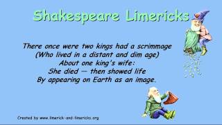 ♣♣♣ Shakespeare Limericks  Example Limerick Poems ♣♣♣ [upl. by Piscatelli]