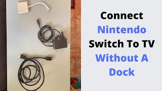 How To Connect Nintendo Switch To TV Without A Dock [upl. by Caassi]