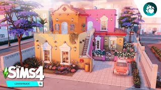 CASITA DEL AMOR IN CIUDAD ENAMORADA  LOVE STRUCK  THE SIMS 4  SPEEDBUILD NO CC [upl. by Plerre]