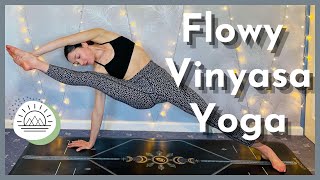 60 Min Flowy Vinyasa Yoga  Fun Creative Flow  Side Body Opening [upl. by Lorry521]