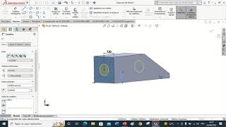 Coulisseau 4 Borne réglable SolidWorks [upl. by Halli174]