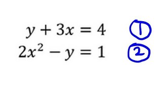 Solving nonlinear simultaneous equations [upl. by Radloff]