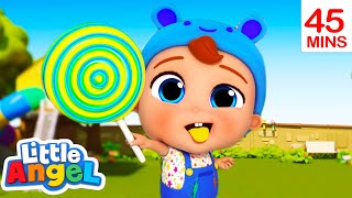 Lollipop Song  Little Angel amp Cocomelon Nursery Rhymes [upl. by Pears]