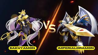 EX7 The power of Plugins Sakuyamon VS Imperialdramon [upl. by Iilek]