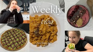 Vlog Shqip engsub Bakllava me KakaoQumesht VlogMas SunDried Tomato Pasta Gyros LejlaBilalli [upl. by Heymann978]