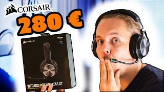 Voiko langattomat pelikuulokkeet kuulostaa hyvältä  Testissä Corsair Virtuoso RGB Wireless XT [upl. by Tedd418]