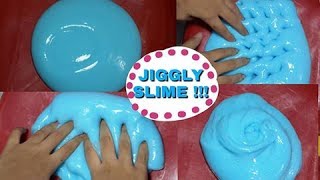 JIGGLY WATERY SLIME TUTORIAL  BAHASA [upl. by Artim]