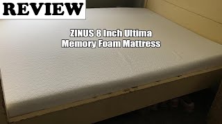 Honest Review of ZINUS 8 Inch Ultima Memory Foam Mattress 2024 [upl. by Gardol17]