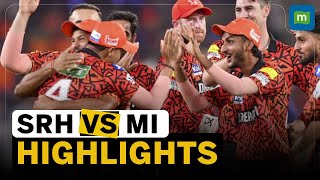 IPL 2024 Match Highlights  SRH Outmuscle Mumbai Indians  Breaks Record For Highest IPL Total [upl. by Drice645]