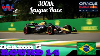 300th League Race WSL S5  Round 14 Brazil  F1 24 [upl. by Marcell]