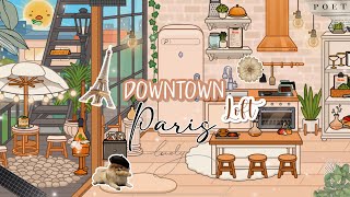 Paris Style Downtown Loft🥂Toca Boca🌿Tocalifeworld  Design House [upl. by Hatokad]