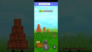 Cannon Balls 3d gameplay gaming gameplay games canonballs3d 3dgames gamer [upl. by Renrag]