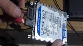 How to recovery Data and Pictures from crashed computer hard drive using a USB  Sata  IDE adaptor [upl. by Hadias540]