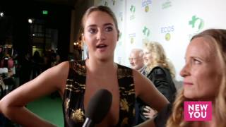 Shailene and Lori Woodley Interview at Global Green Awards [upl. by Boote]