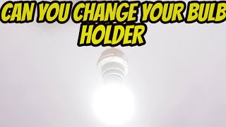 How to replace lamp holderbulb holderELECTRECA [upl. by Gautious]