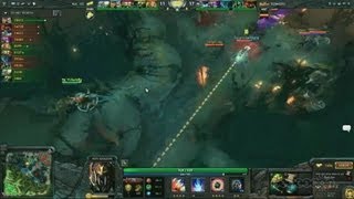 Dendis Hook to Fountain Compilation Dota 2 International [upl. by Yrod]