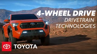 Toyotas 4WD Systems amp Drivetrain Technologies Explained  Toyota [upl. by Mellins621]