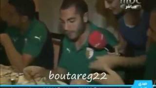 ENalgerie au restaurant avant la qualifiquation algerieo angola0 [upl. by Erlina]