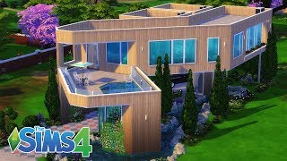 심즈4 건축 Newcrest Modern House No2 ∥ The Sims 4 speed build No CC [upl. by Enajaras863]